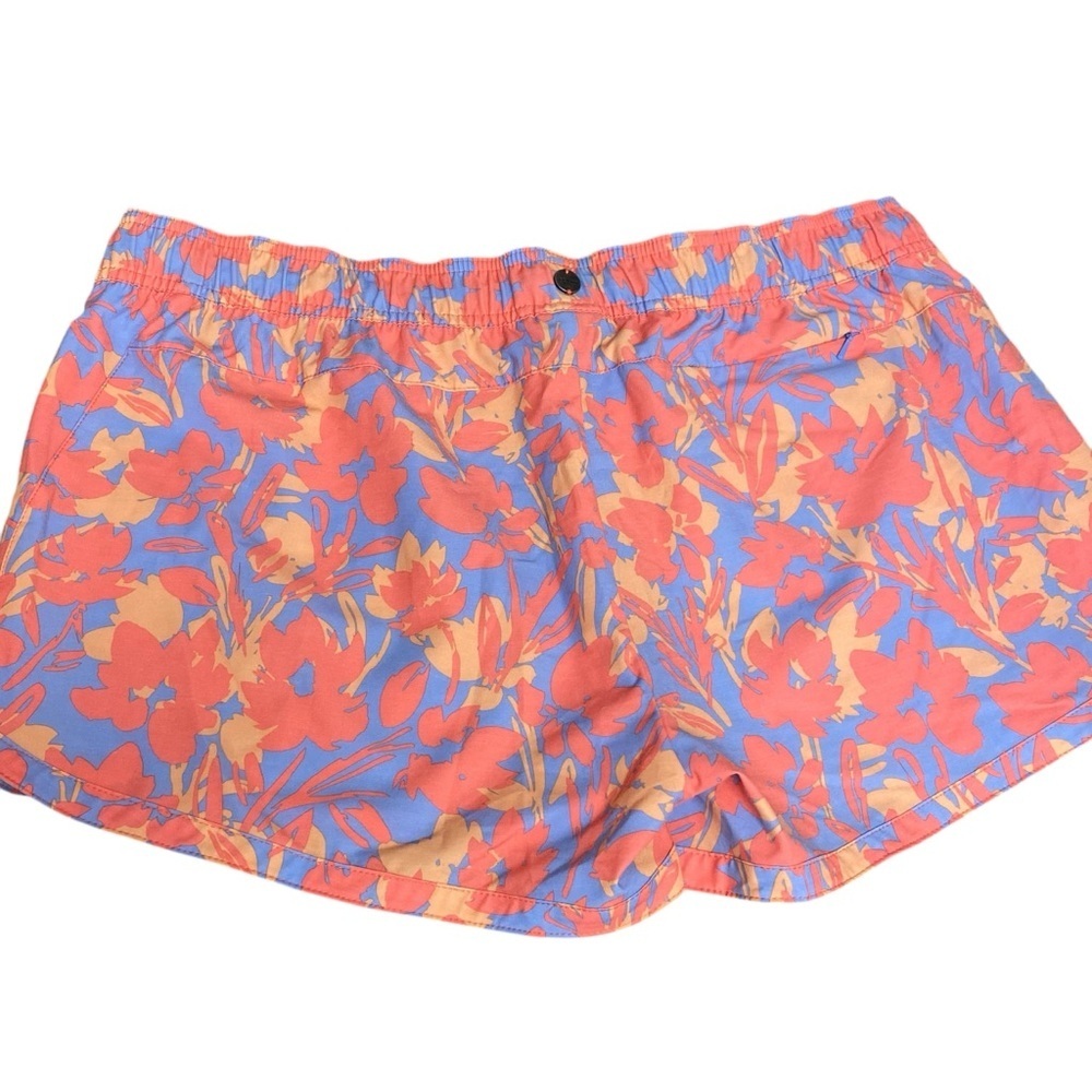 Prana Ladies Orange Athletic Shorts Vibrant Design Lightweight XL - Picture 4 of 9